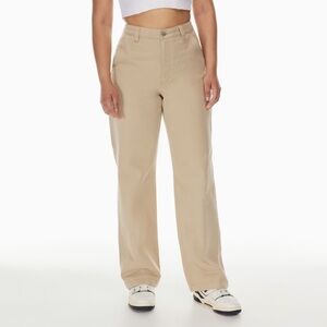 Aritzia TNA Greenwich Pant in Tan/Cream size 8